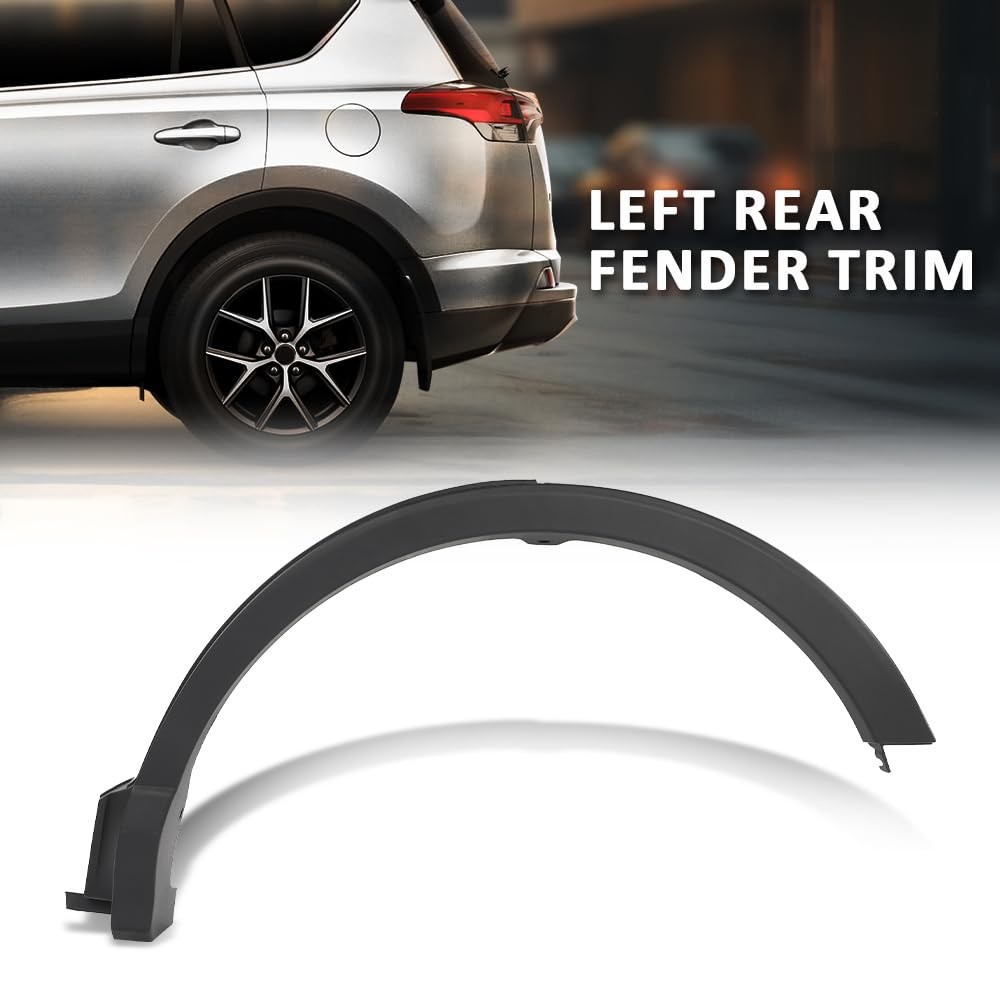 Rear Left Fender Flare for Toyota RAV4 2016 2017 2018 75606-0R060