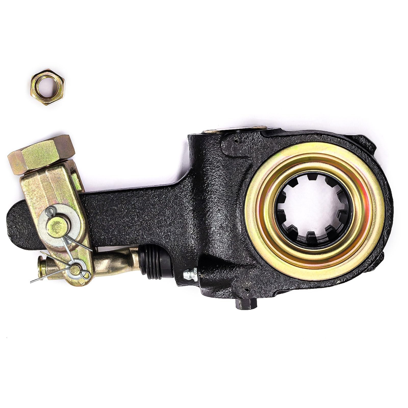 6 Pack Auto Brake Slack Adjusters 1.5in 10 Spline 5.5in Lever Clevis R801041