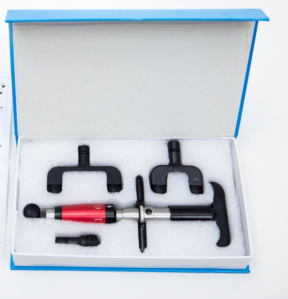 3 Heads Chiropractic Adjusting Gun Cervical treatment intensity Correction Gun
