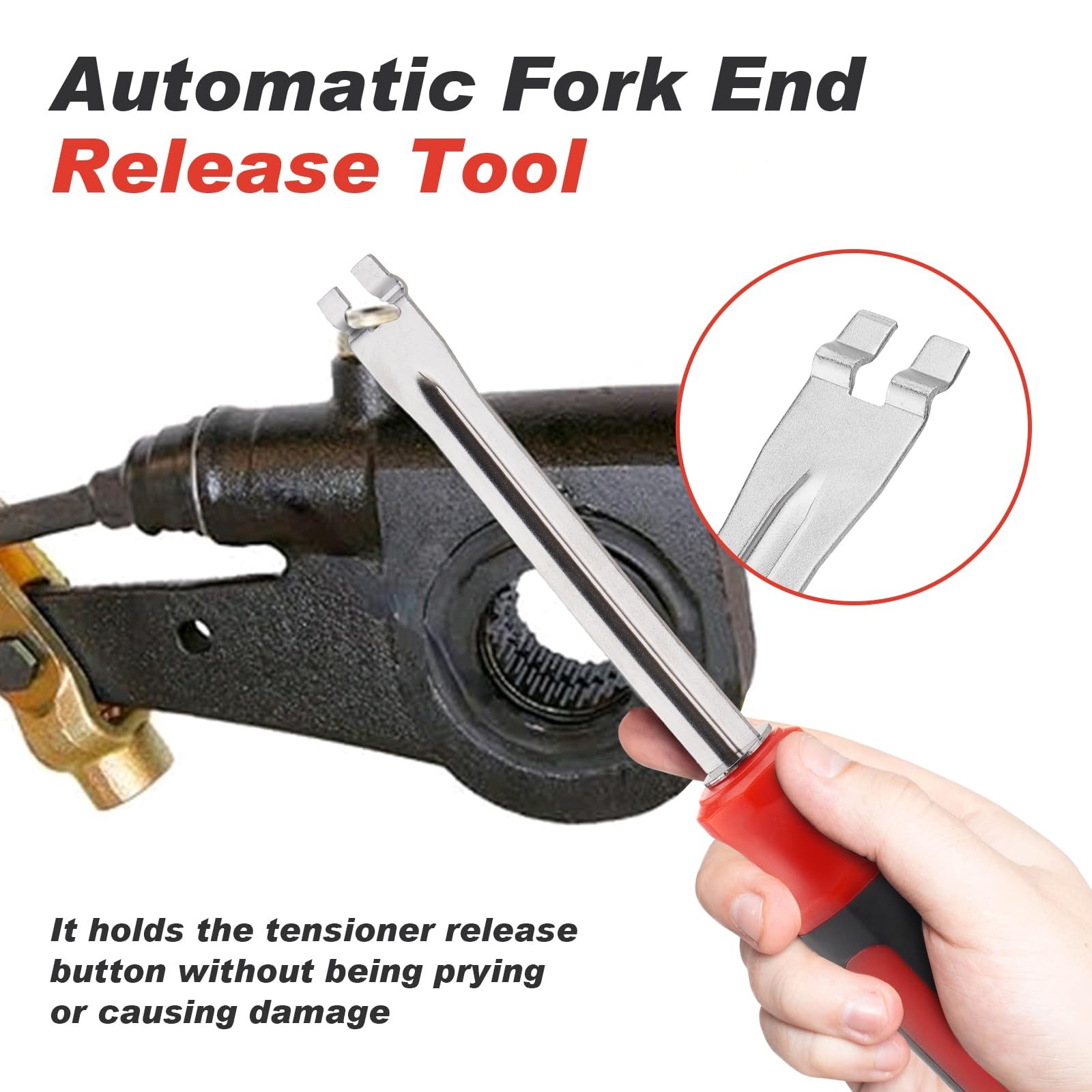Detyi Slack Adjuster Tool Set 5/16 Double Square Reversible Ratcheting Wrench