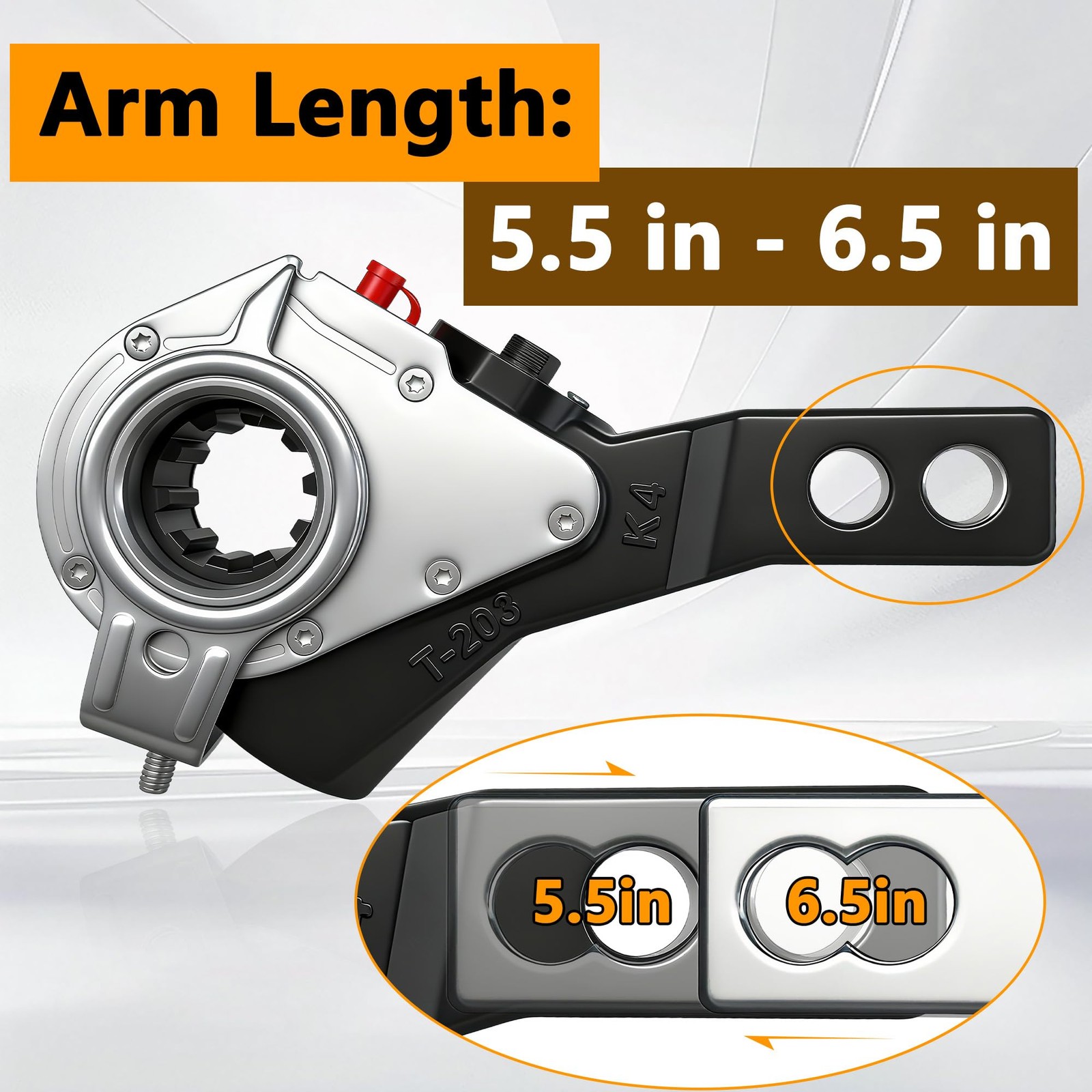 Automatic Brake Slack Adjuster 1.5 10 Spline 5.5 6.5 Arm Length 40010143