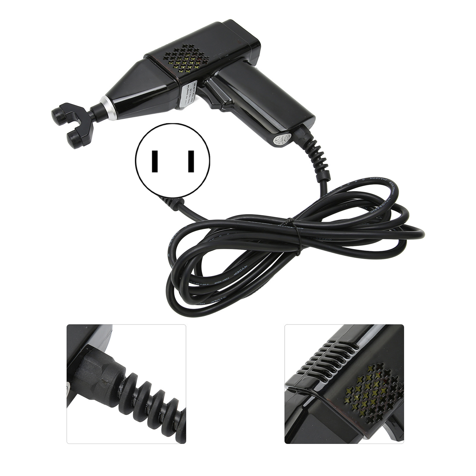 Electric Spine Chiropractor Gun with 4 Massage Heads – Therapeutic Device