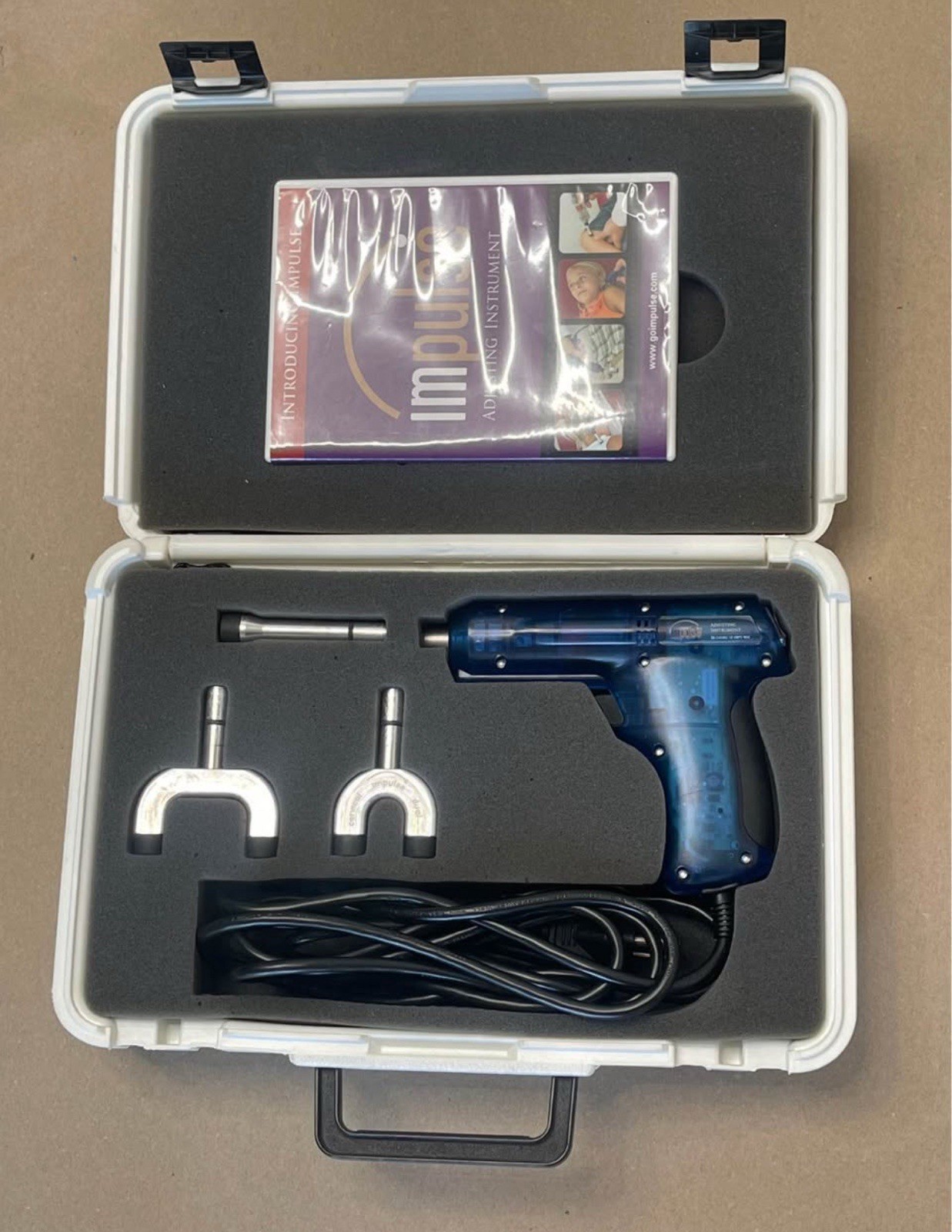 Genuine Impulse Adjusting Instrument Chiropractic ToolNeuromechanical Case &Tips