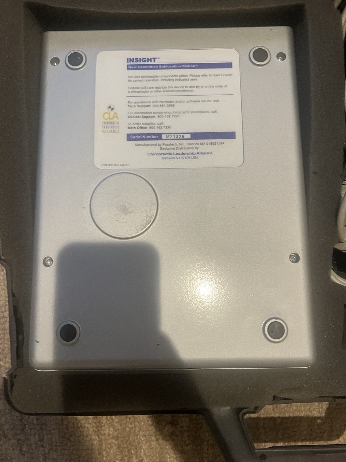 Insight Millennium Second Generation Subluxation Station