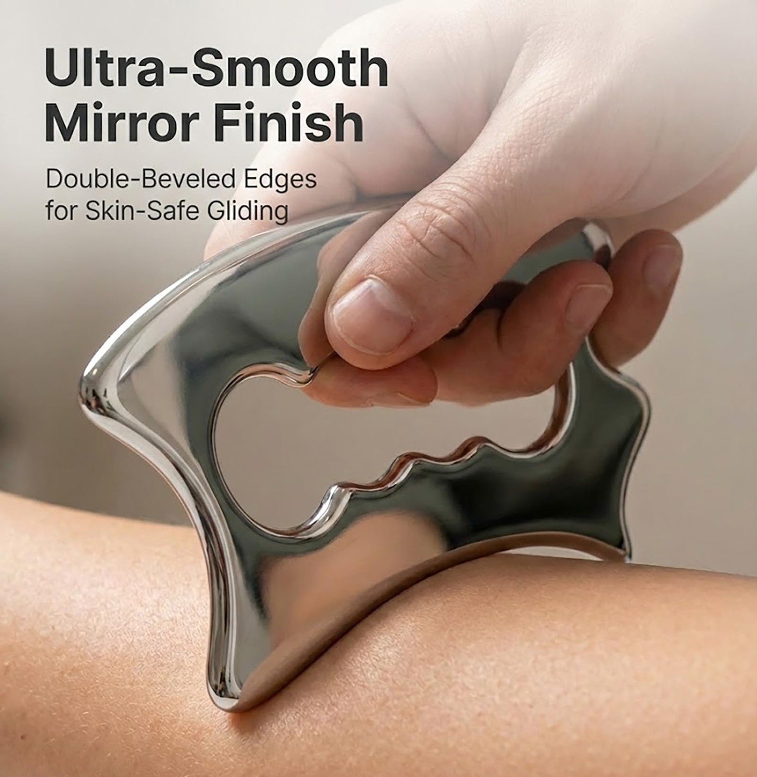 3-in-1 Muscle Scraper Tool Set – Stainless Steel Gua Sha & IASTM Tools 3pcs