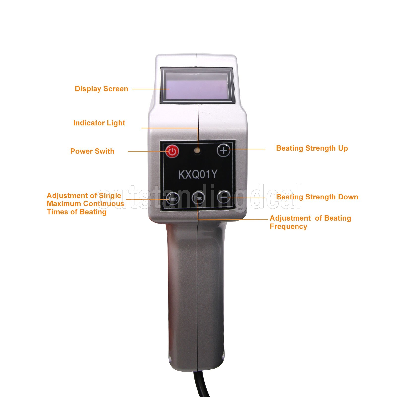 KXQ01Y 1500N Chiropractic Massager Chiropractic Adjusting Tool Spine Activator
