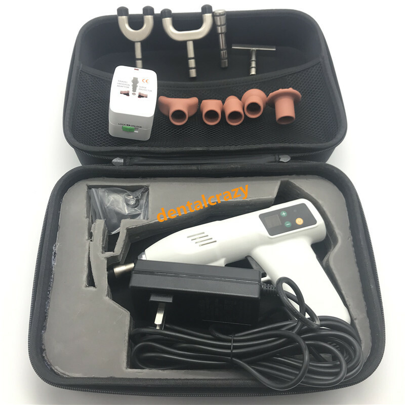 Electric Correction Gun Massager 4Level 10Heads Adjustable Chiropractic tools