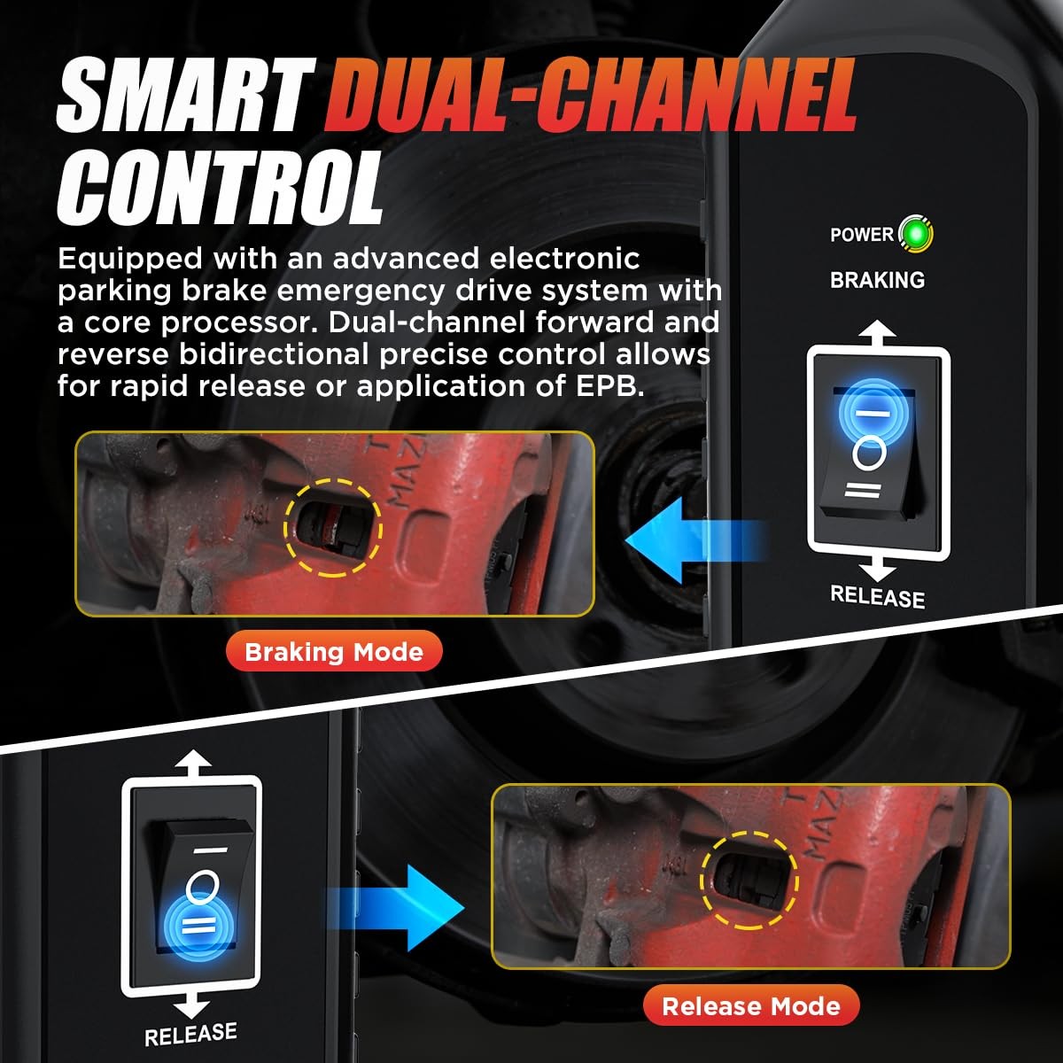 Kaisal Epb Brake Tool 10V14V Dc Electronic Parking Brake Tools Emergency Epb