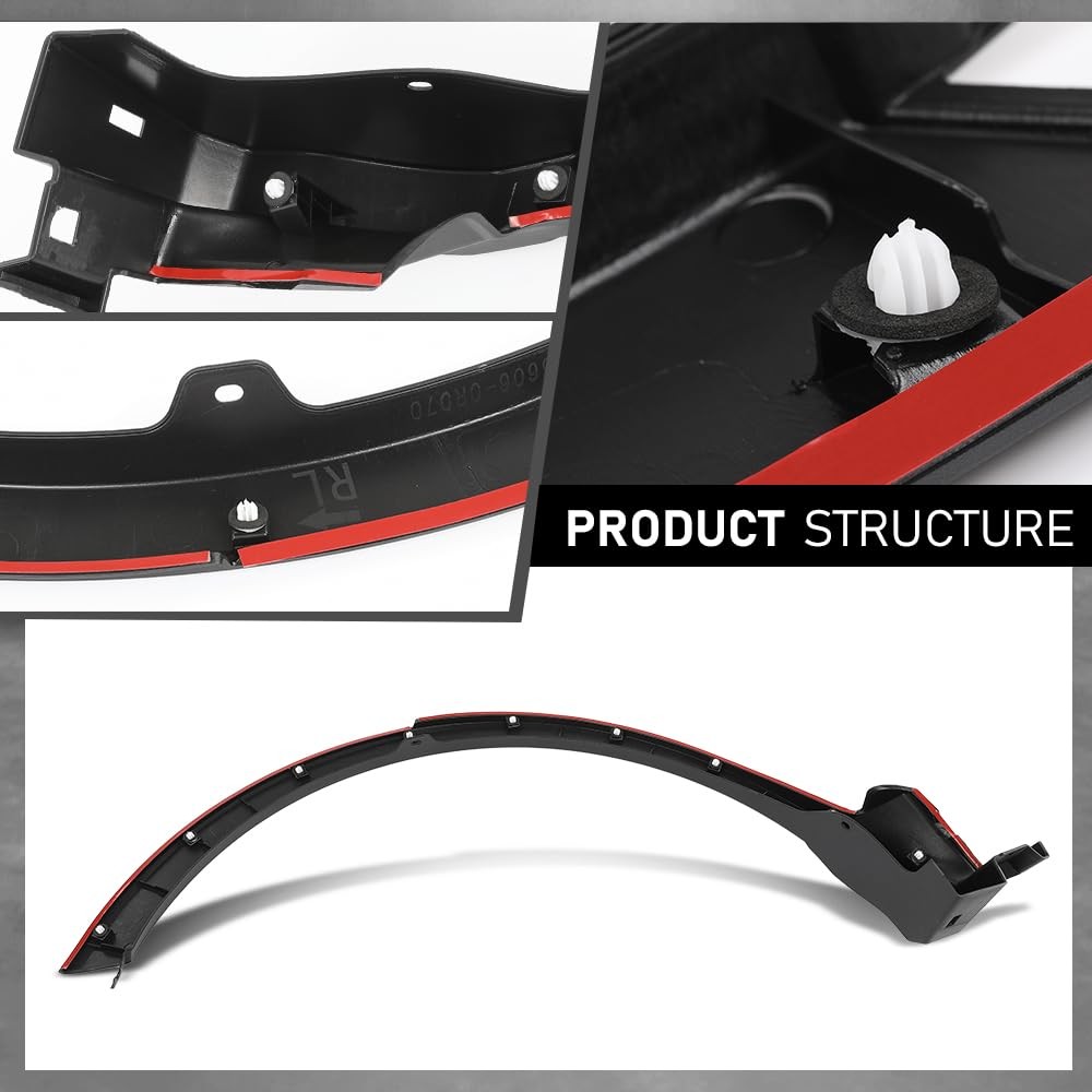 Rear Left Fender Flare for Toyota RAV4 2016 2017 2018 75606-0R060