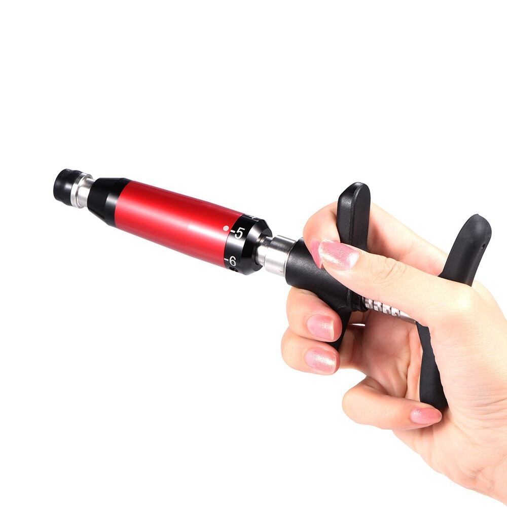 6 Level Adjustable Chiropractic Tool – Single Head Spine Activator Adjusting Gun
