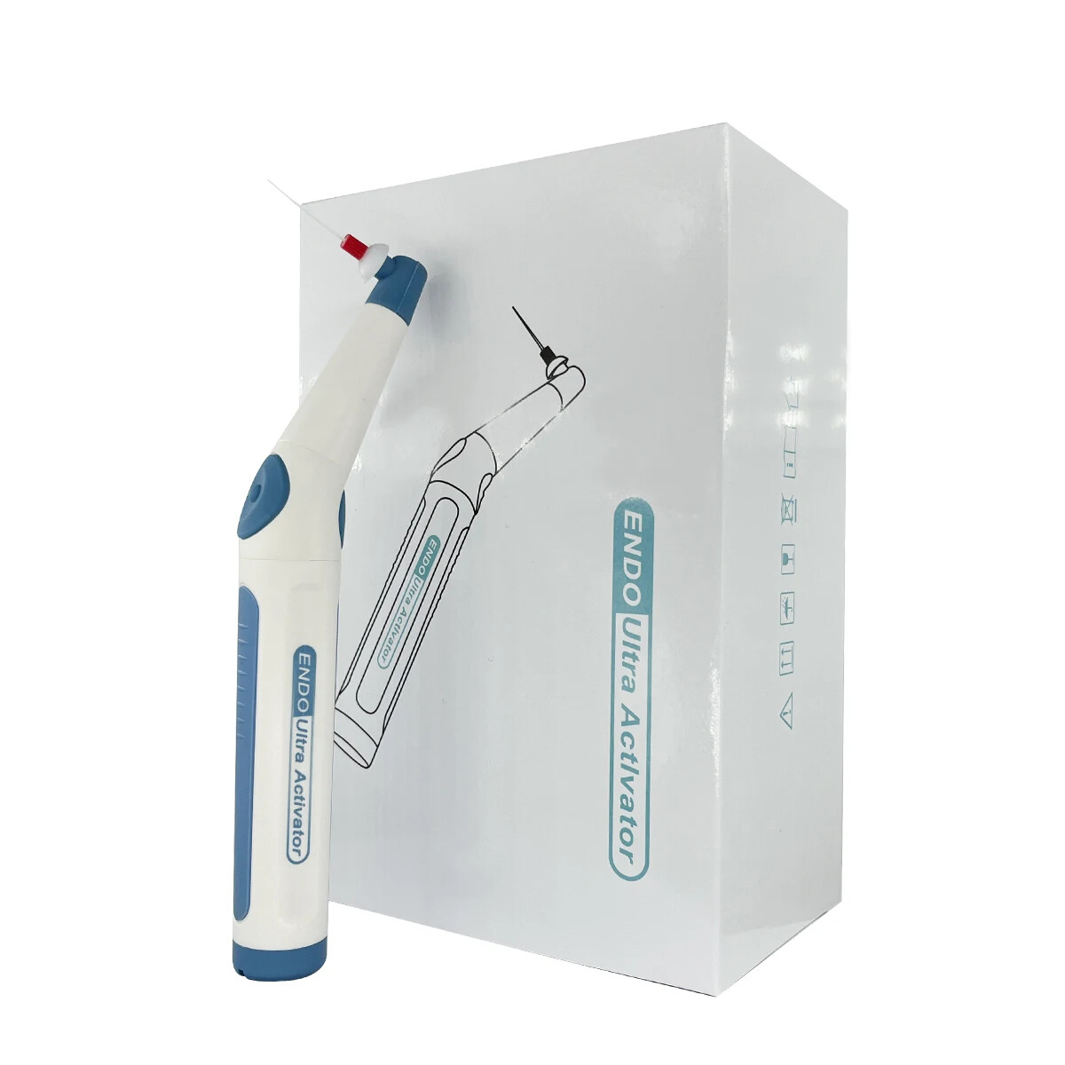 Dental Wireless Ultrasonic Activator Endo Ultra Washing Tooth with 60 Tips