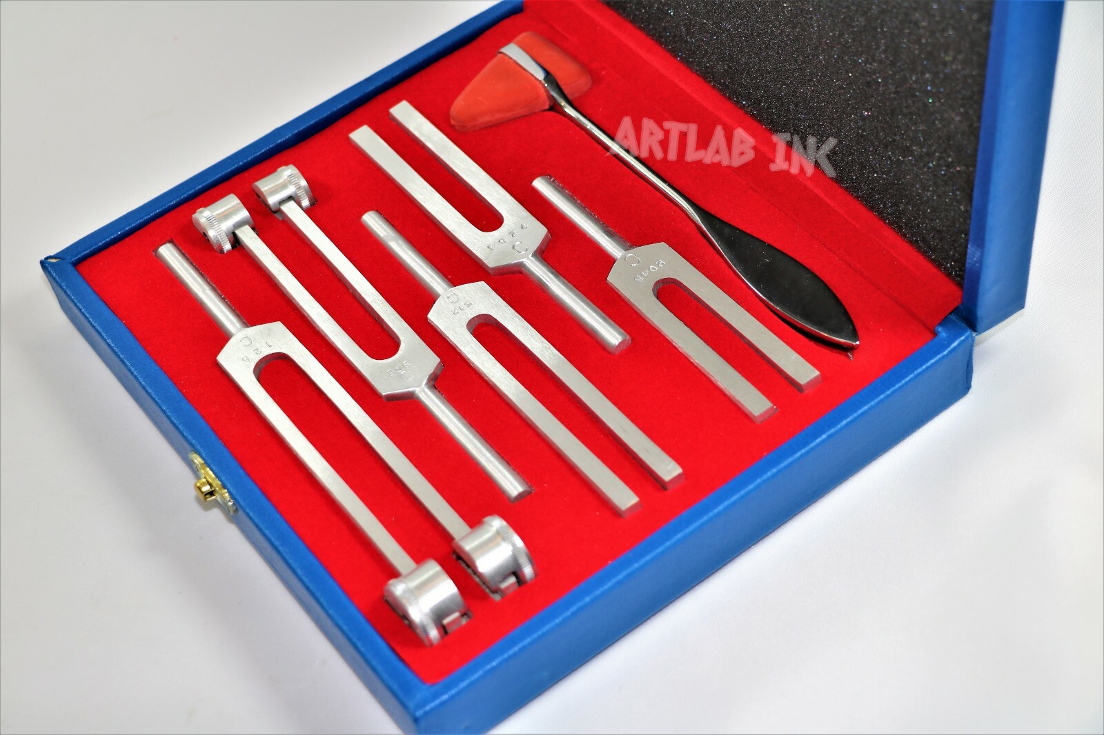 PREMIUM 6 Tuning Fork Set Medical Chiropractic Diagnostic instruments W/TAYLOR