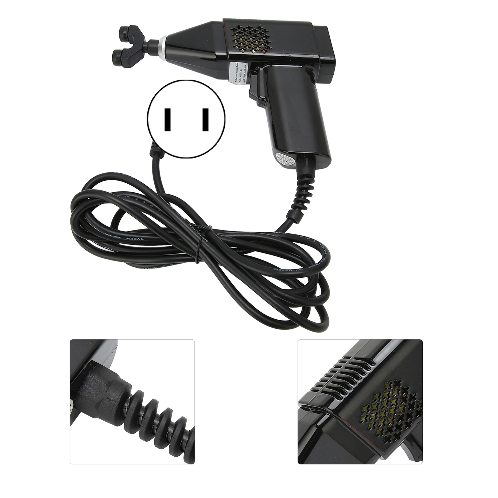 Electric Spine Chiropractor Gun with 4 Massage Heads – Therapeutic Device