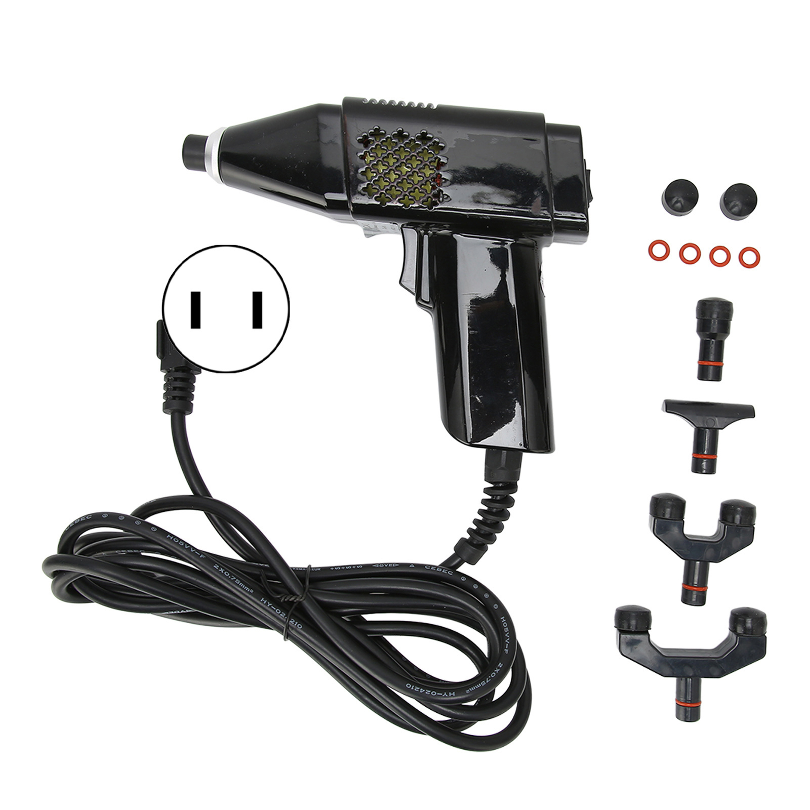 Electric Spine Chiropractor Gun with 4 Massage Heads – Therapeutic Device