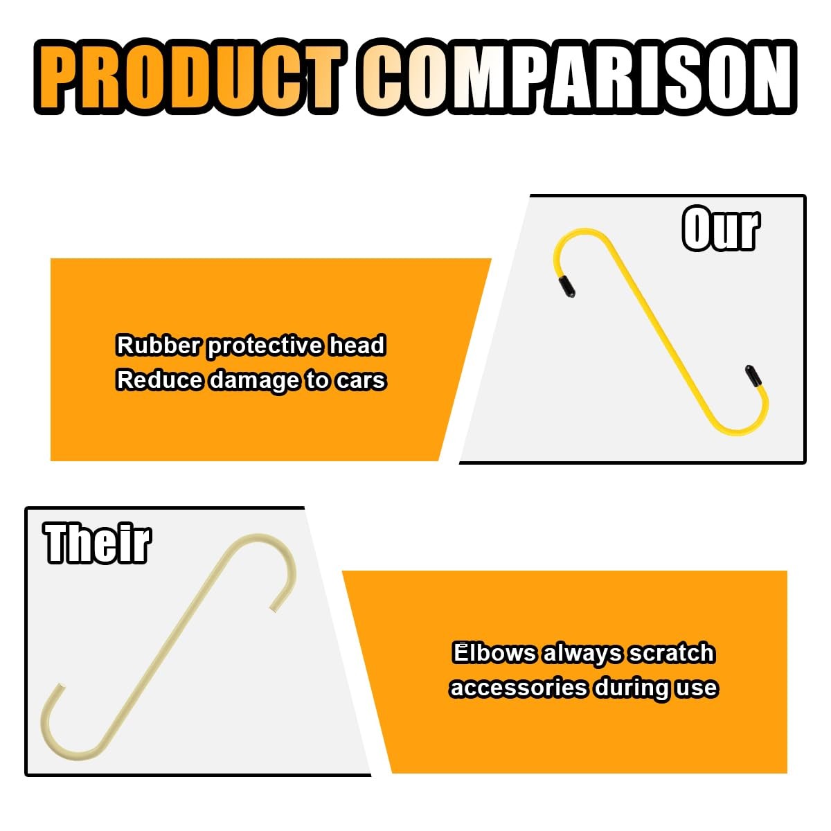 Glsowee Car Brake Caliper Hooks Auto Brake Caliper Hangers Rubber Tips