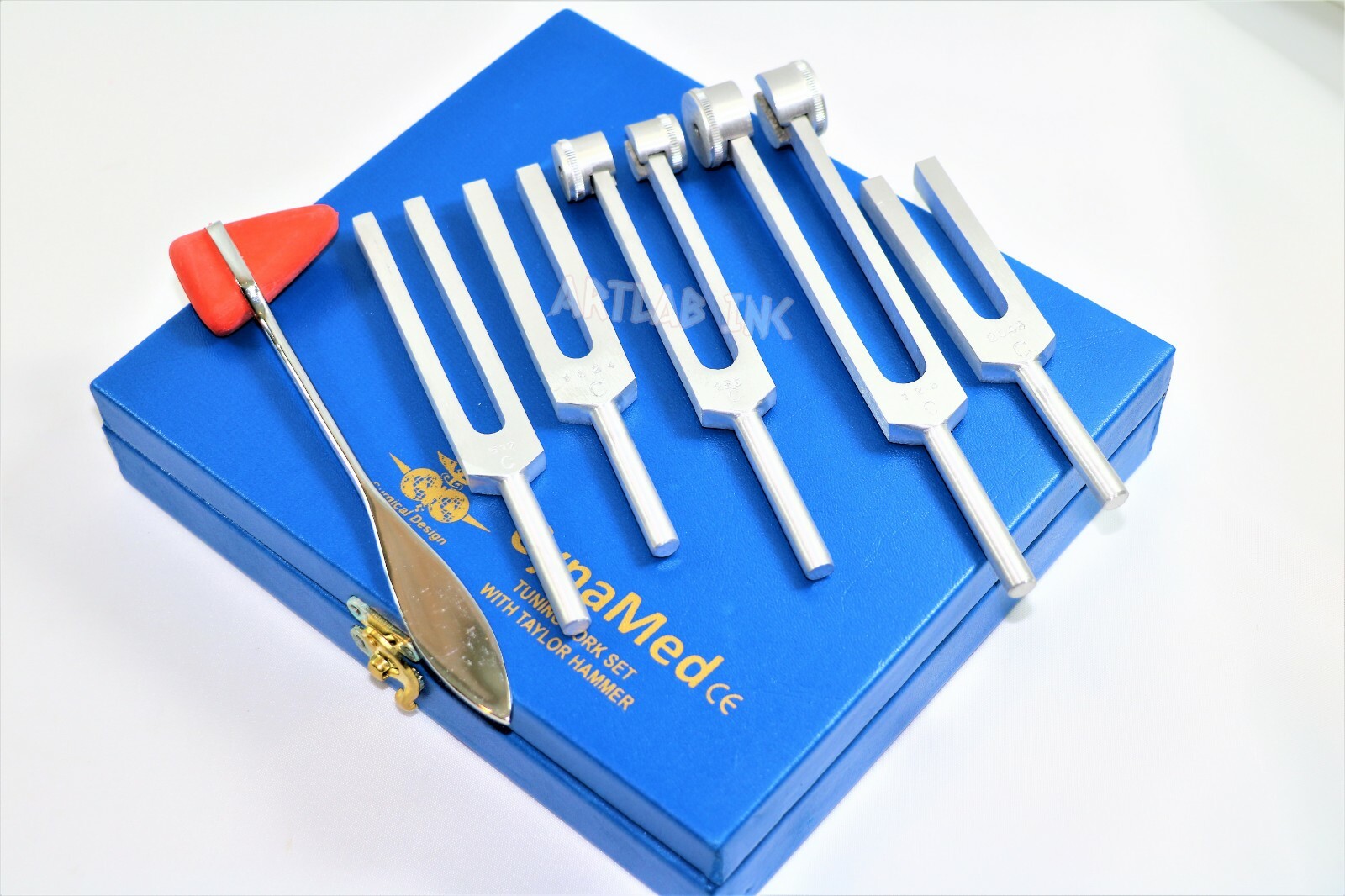 PREMIUM 6 Tuning Fork Set Medical Chiropractic Diagnostic instruments W/TAYLOR