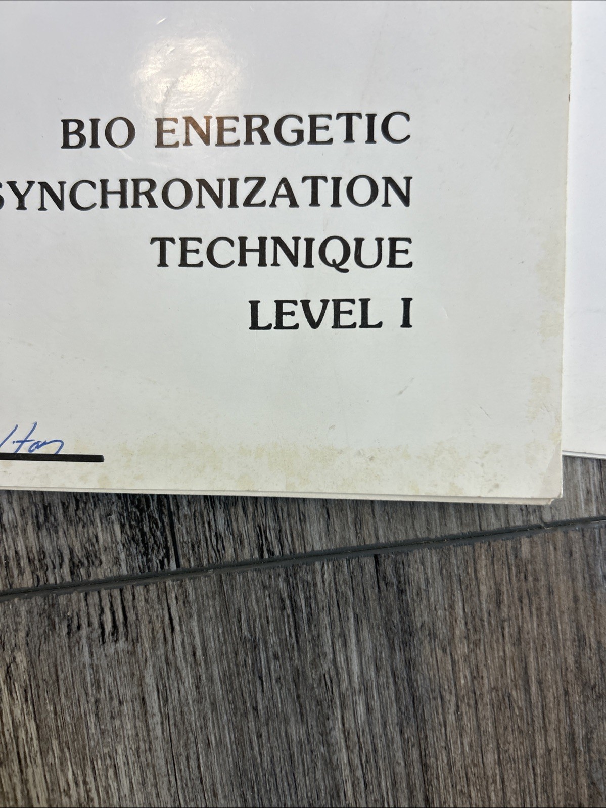 1980 Dr M T Morten Jr B.E.S.T Bio Energetic Synchronization Technique Material