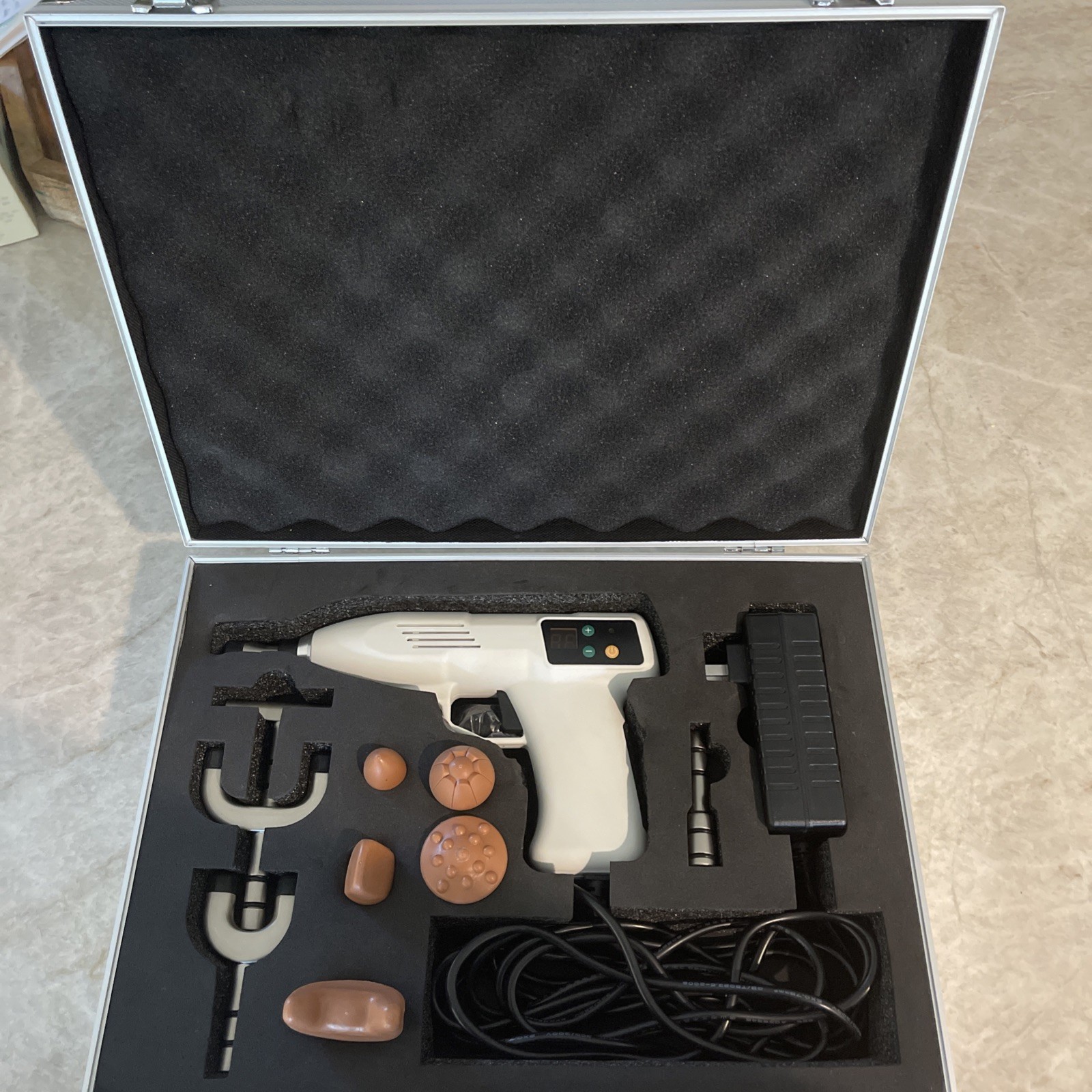 Best Adjustable Chiropractic Instrument 4Level 10Heads Electric Correction Gun