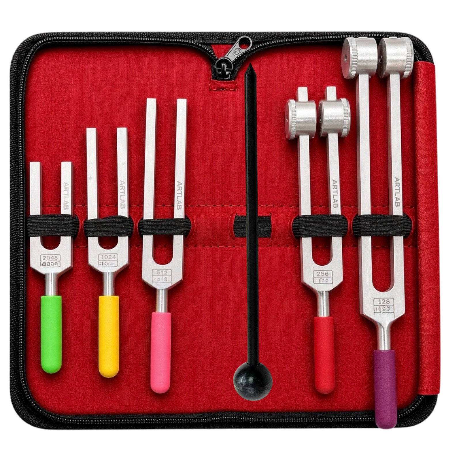 PREMIUM 6 Tuning Fork Set Medical Surgical Chiropractic Physical Diagnostic SET