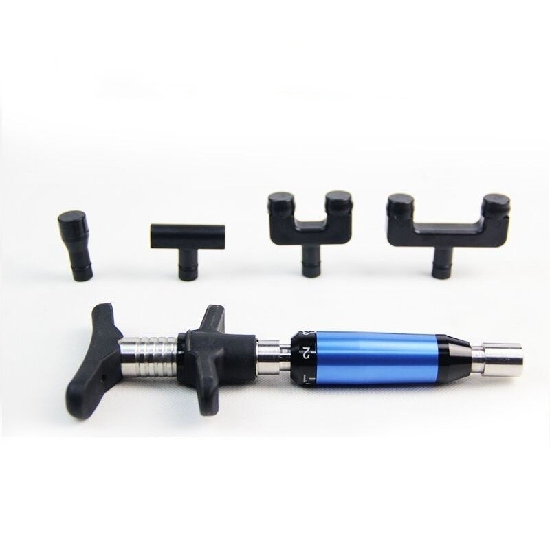 6 Level 4 Heads Spine Activator Chiropractic Adjusting Tool Therapy Massager Set