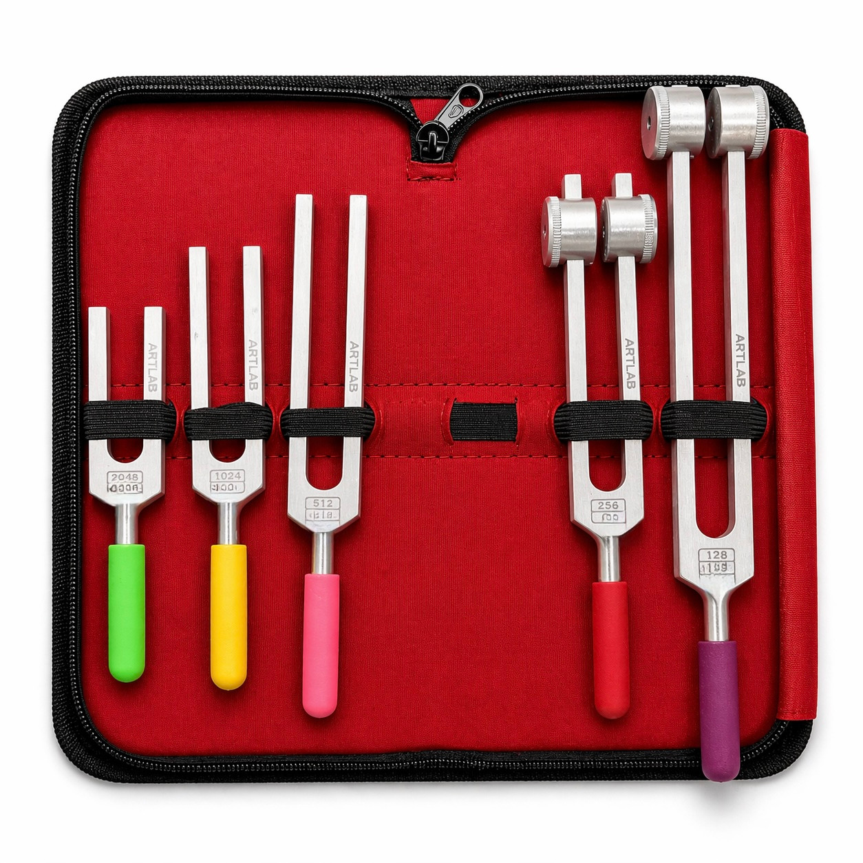 PREMIUM 6 Tuning Fork Set Medical Surgical Chiropractic Physical Diagnostic SET