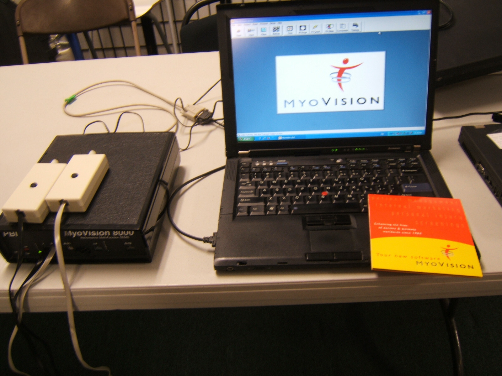 Myovision 8000 Static & Dynamic sEMG and ROM, w/Validated Laptop Chiropractic