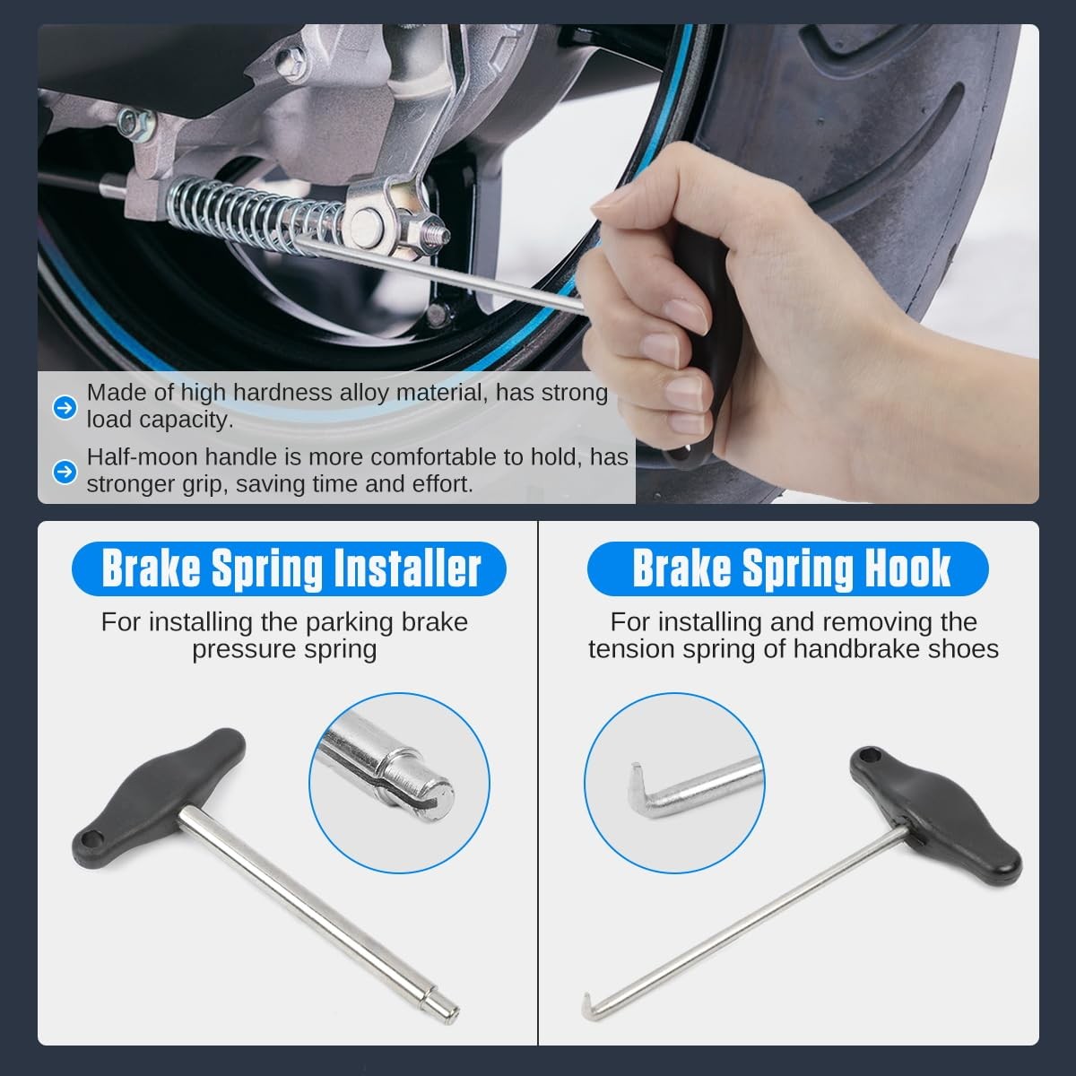 Kaisal Brake Tools 15Pc Drum Disc Brake Tool Kit Labor-Saving Drum Brake Spring