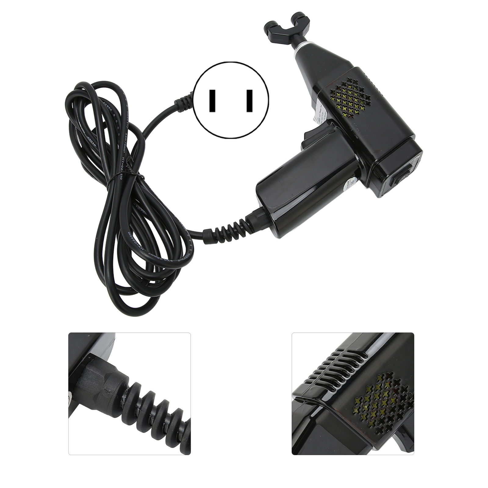Electric Spine Chiropractor Gun with 4 Massage Heads – Therapeutic Device