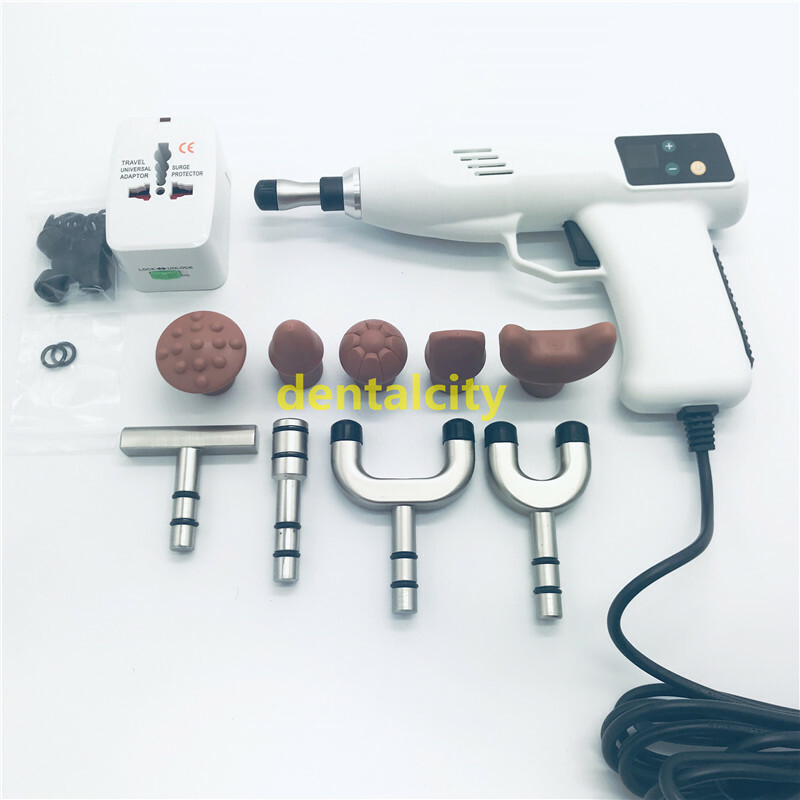 Best Adjustable Chiropractic Instrument 4Level 10Heads Electric Correction Gun