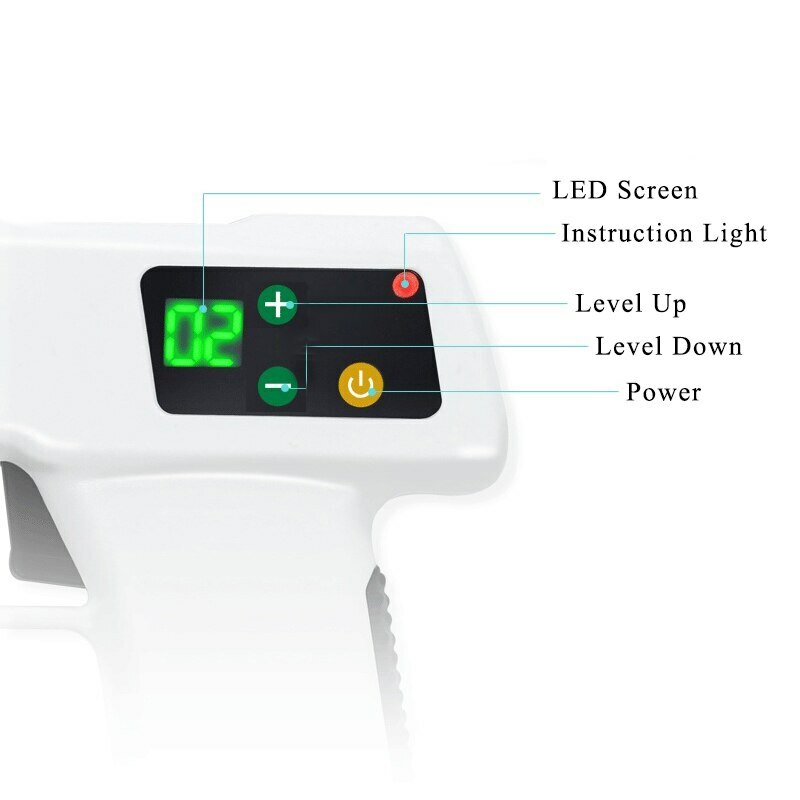10 Heads Adjustable Chiropractic Intensity Therapy Electric Correction Gun
