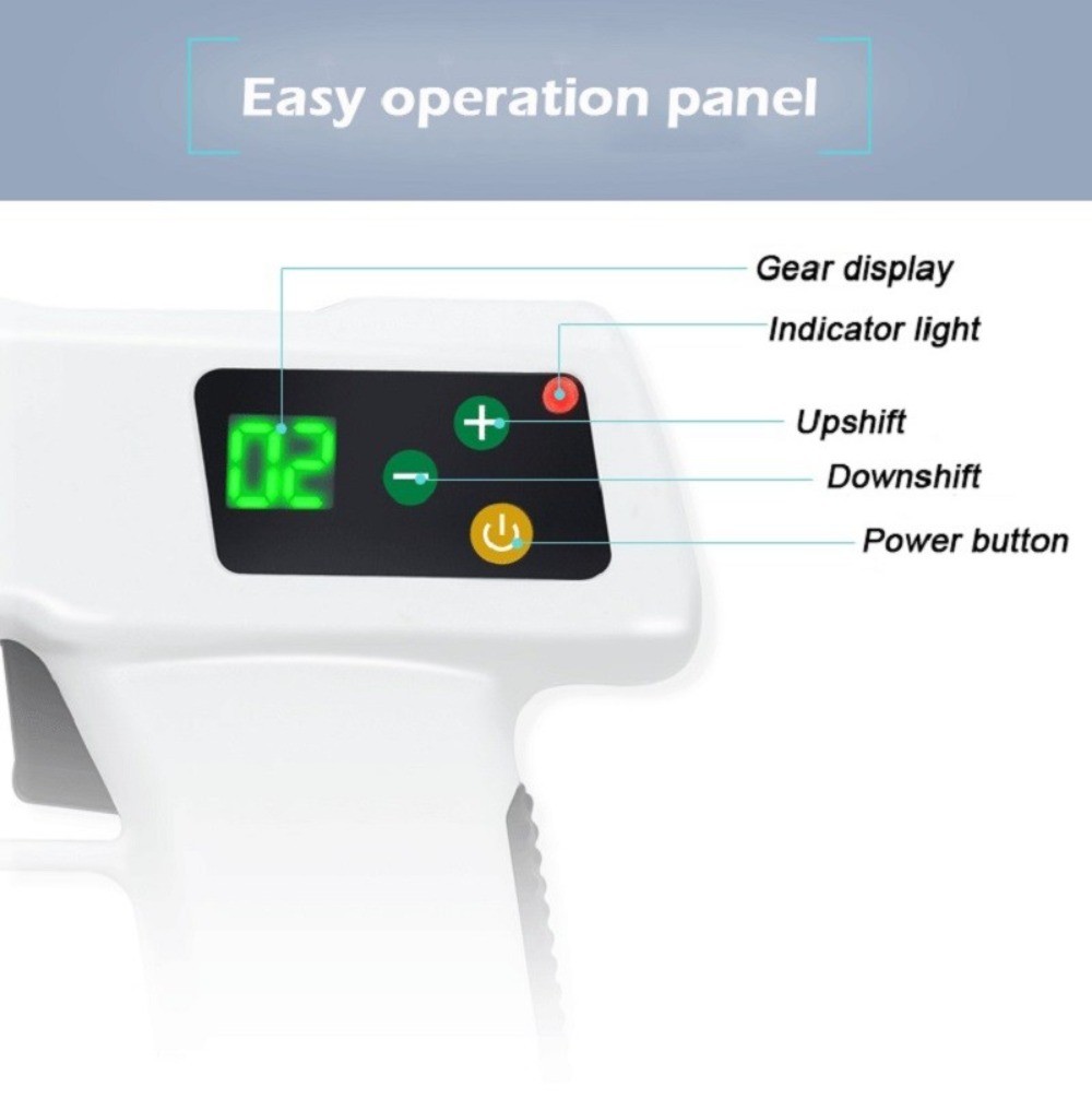 Chiropractic Adjustable Spine Correction Gun 4/6 Level 10Head Activator Massager