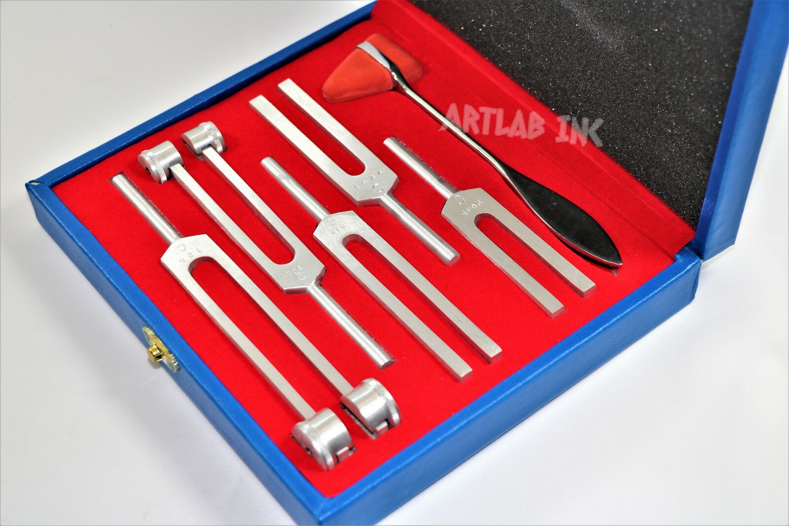 PREMIUM 6 Tuning Fork Set Medical Chiropractic Diagnostic instruments W/TAYLOR