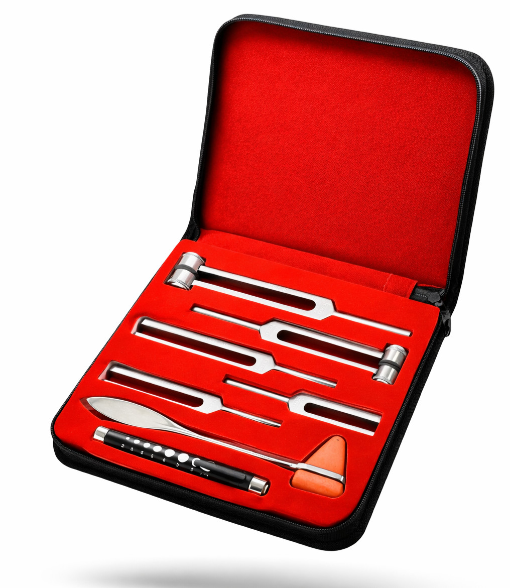 PREMIUM 6 Tuning Fork Set Medical Chiropractic Physical Diagnostic instruments