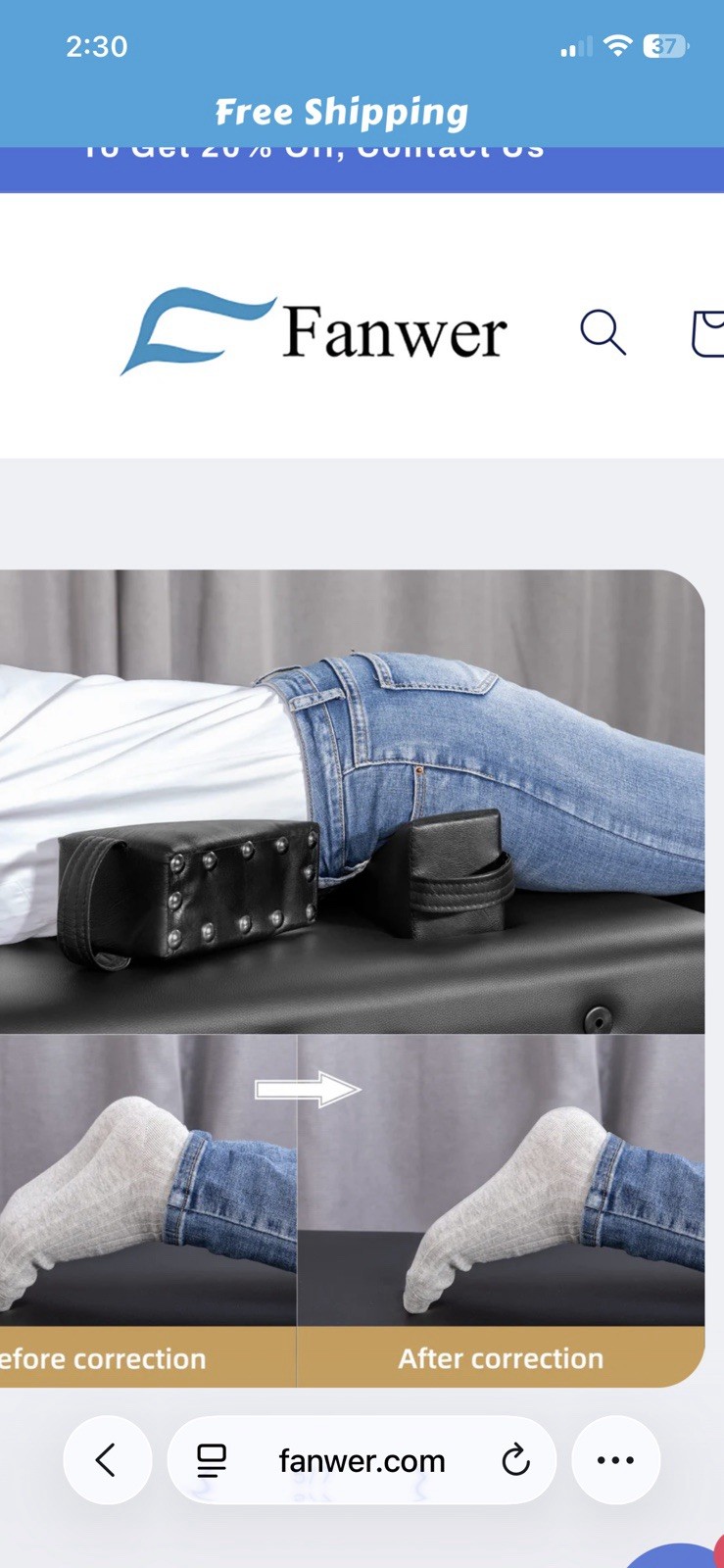 Fanwer Dejarnette Type Pelvic & Sacral Chiropractic Wedge Block Set, Manual
