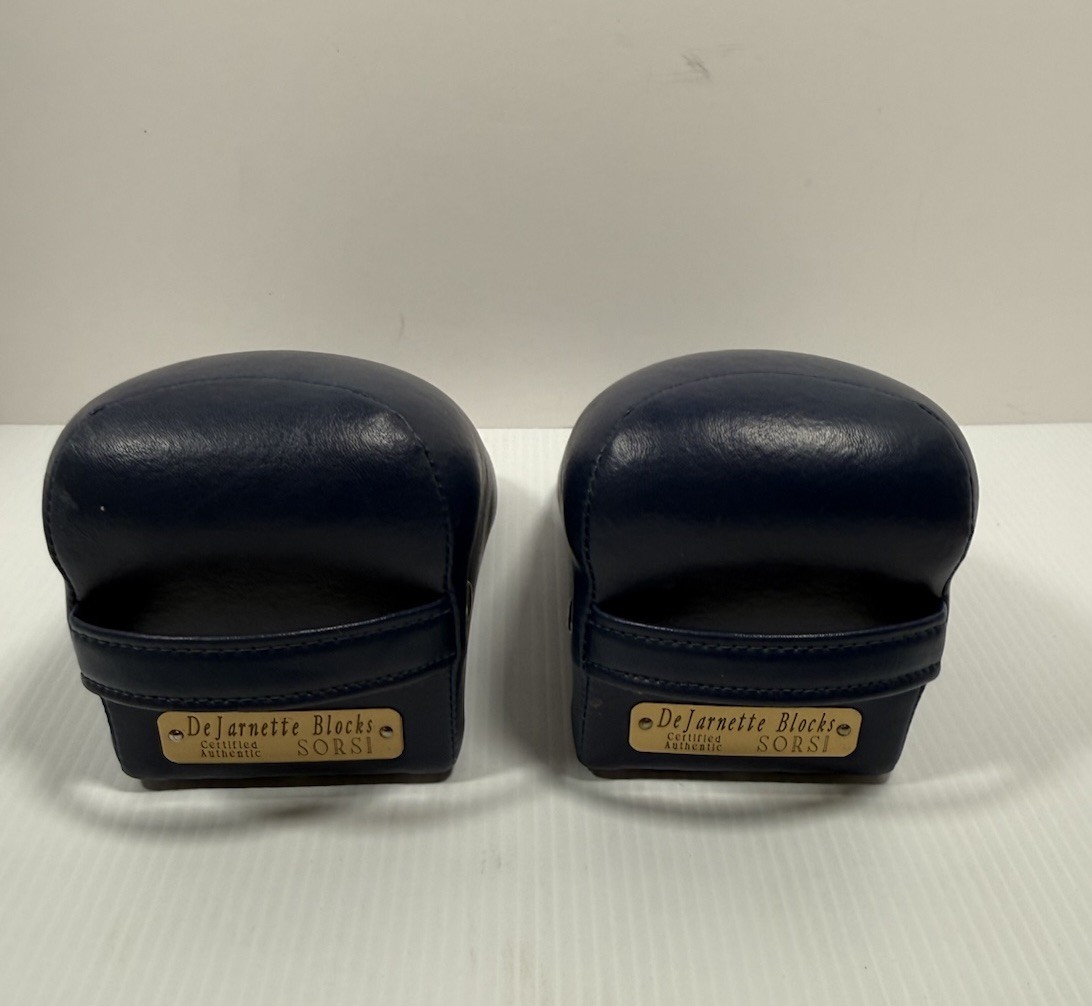 DeJarnette SORSI Chiropractic Blocks Pair Blue Positioning Wedges Certified