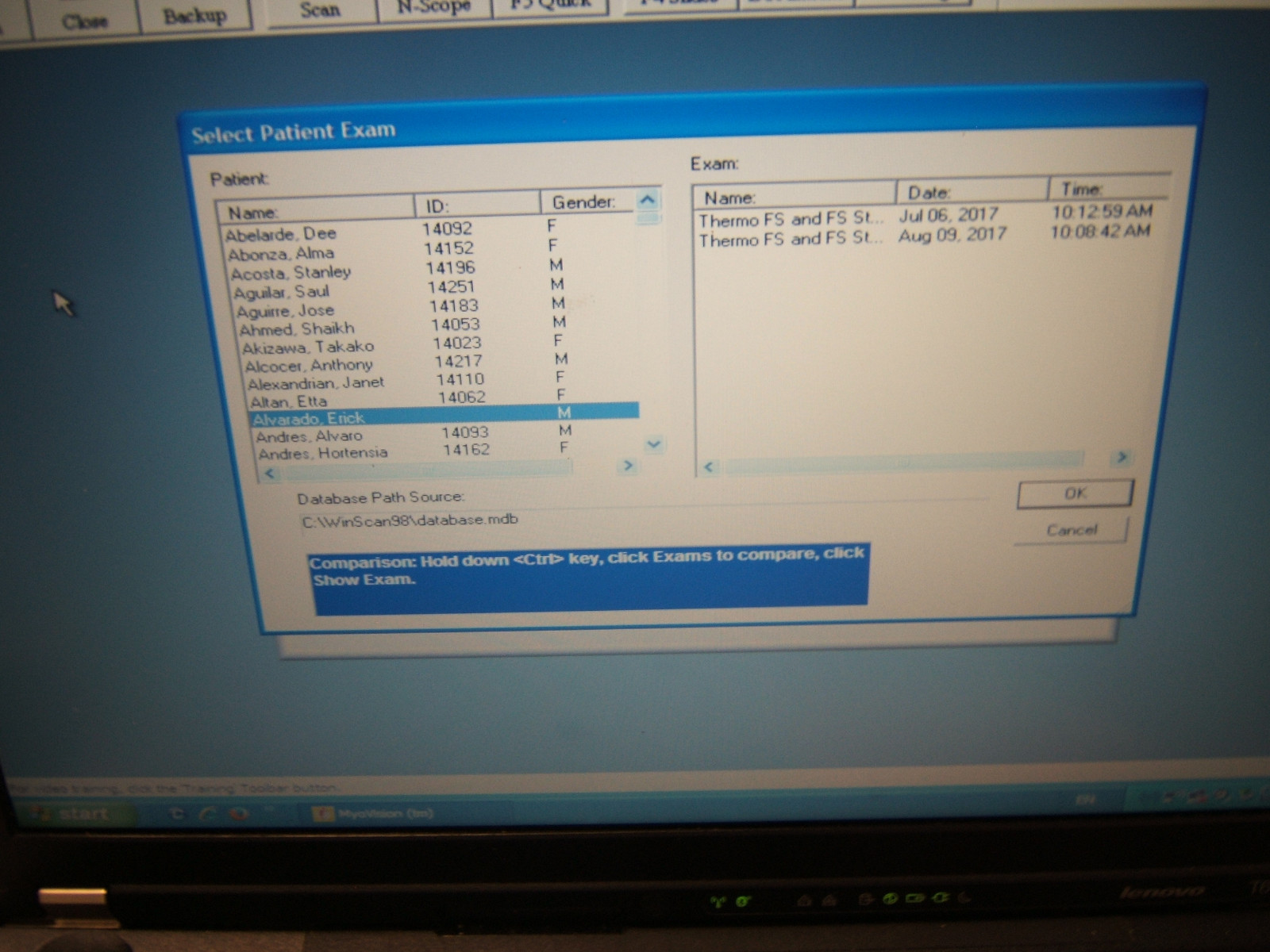 Myovision 8000 Software CD, Chiropractic, Chiropractor