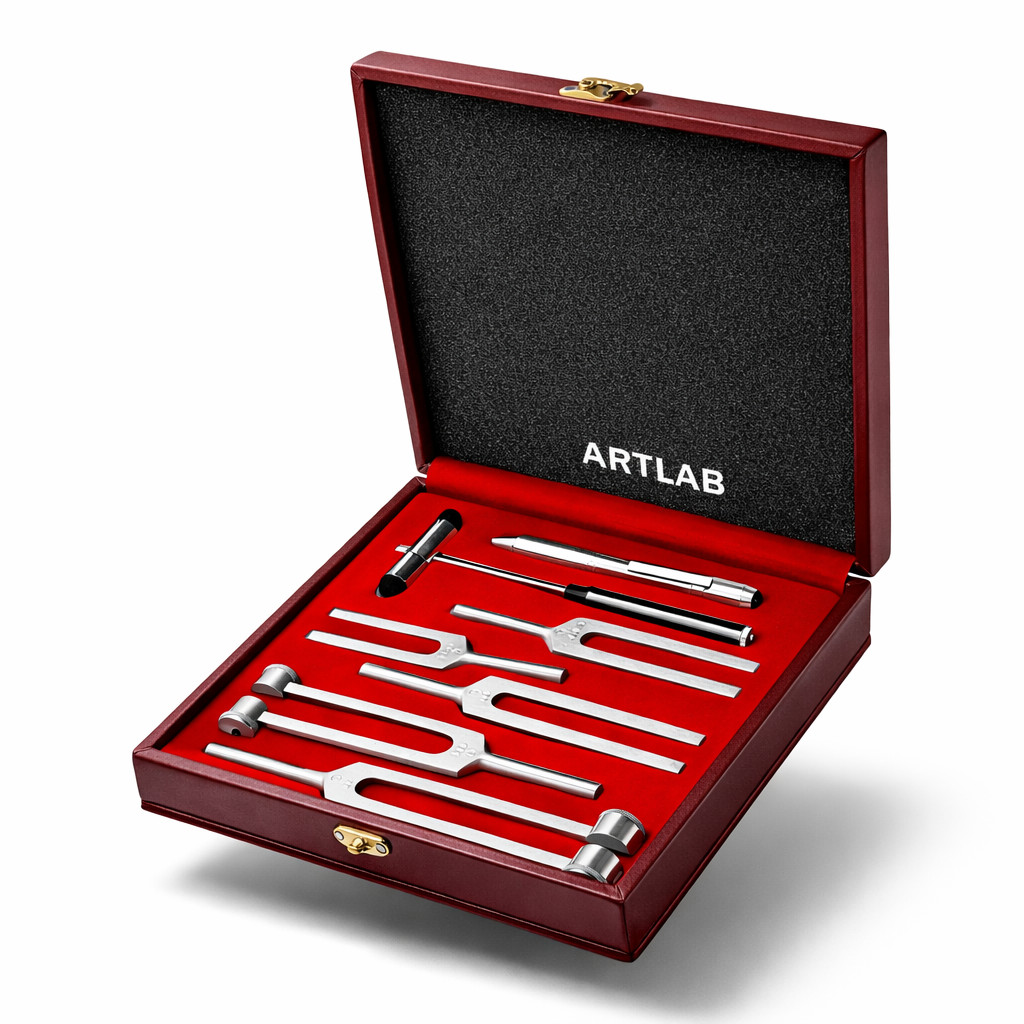 PREMIUM 6 Tuning Fork Set Medical Chiropractic Diagnostic instruments W/TAYLOR