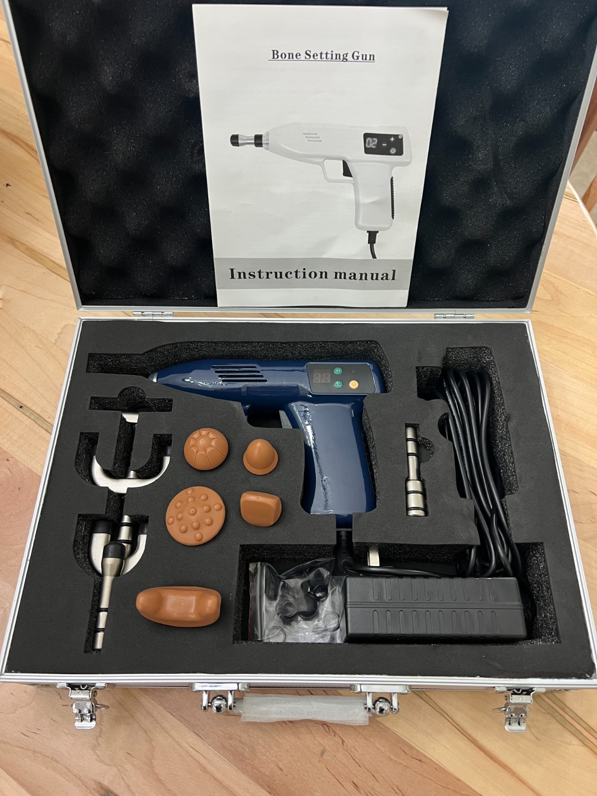 Rebrisbol Electric Chiropractic Massager 1100N, 13 Levels Spine Correct Massage