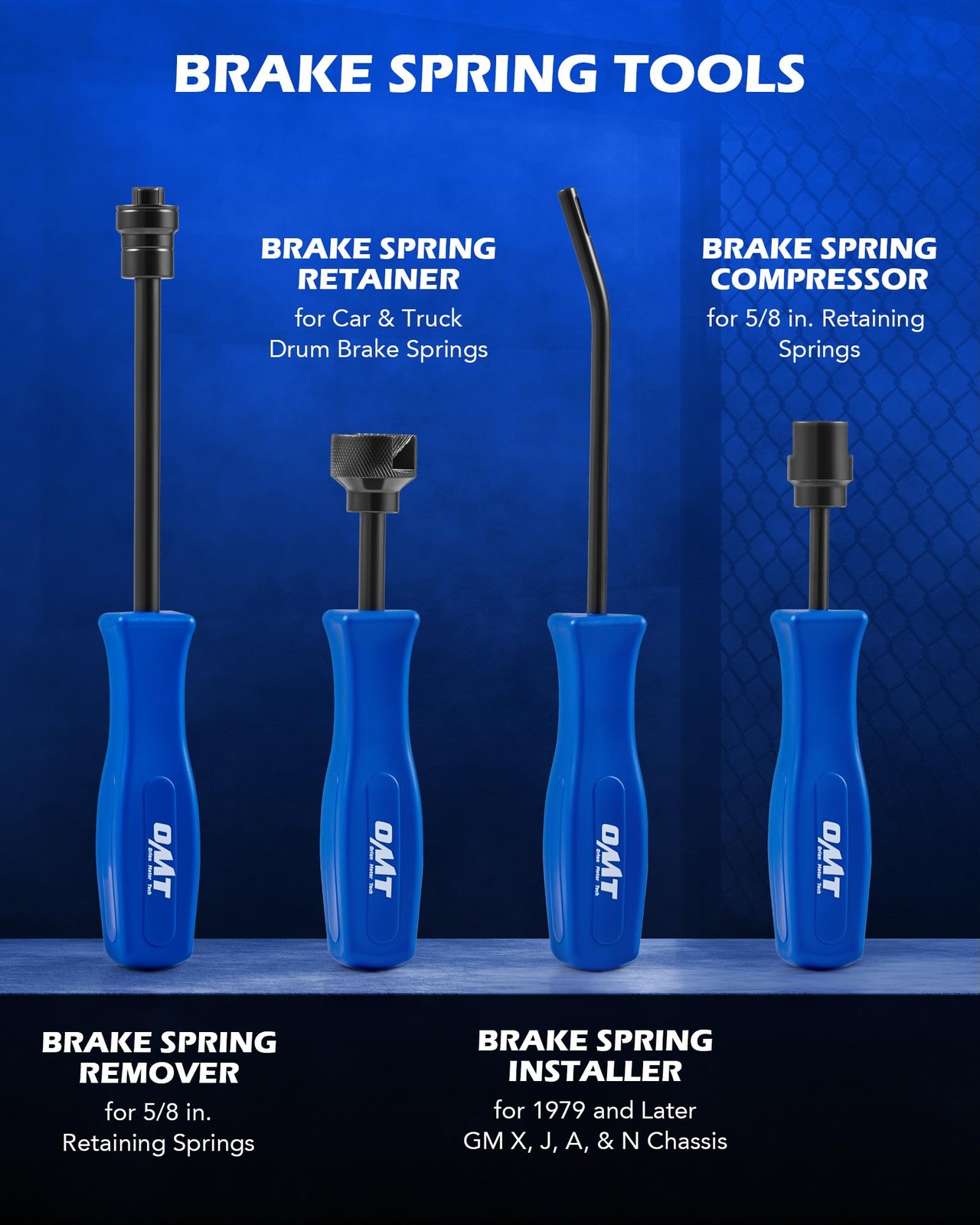 Orion Motor Tech 32Pc Dual Brake Tools 2 In 1 Caliper Compression Tool And Drum