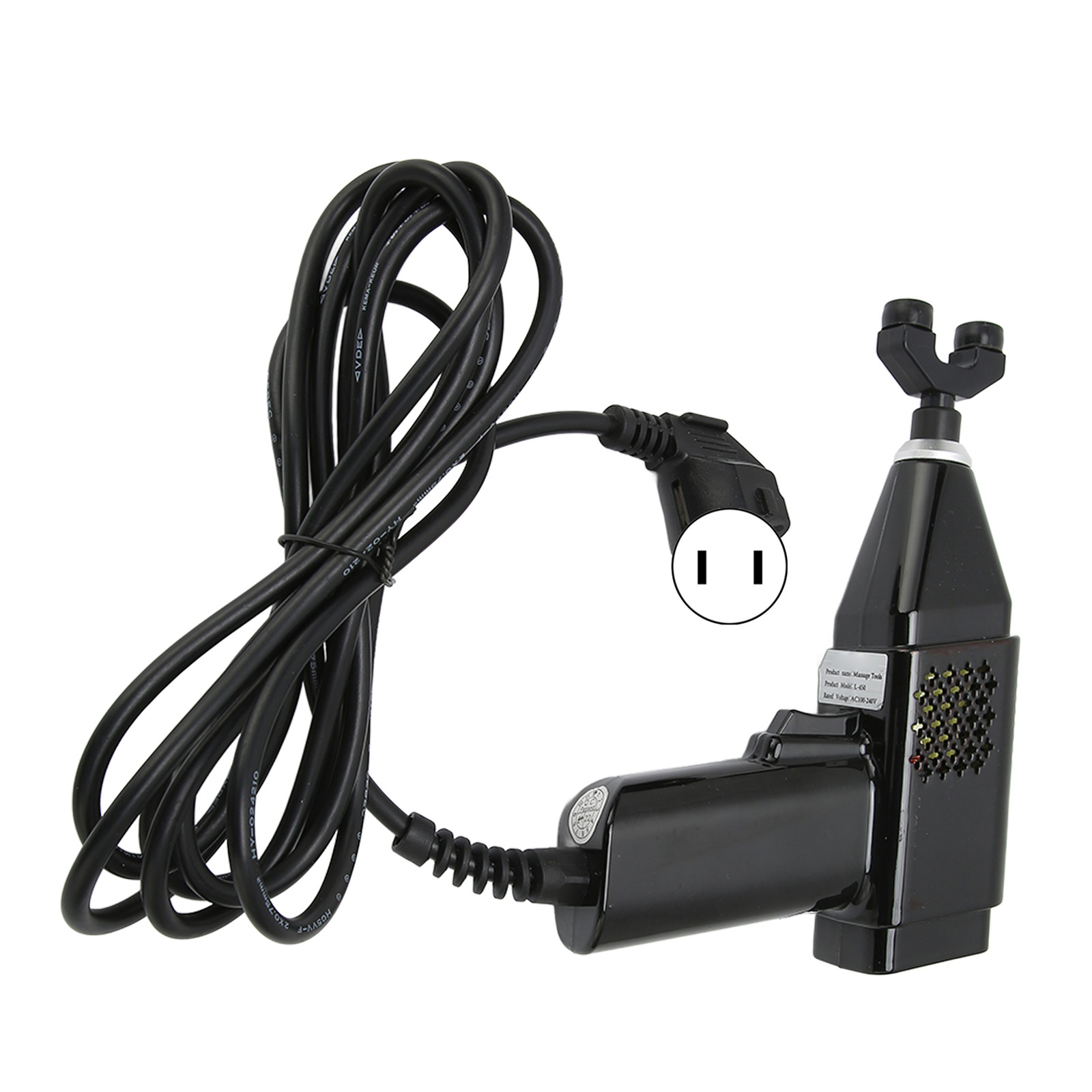 Electric Spine Chiropractor Gun with 4 Massage Heads – Therapeutic Device