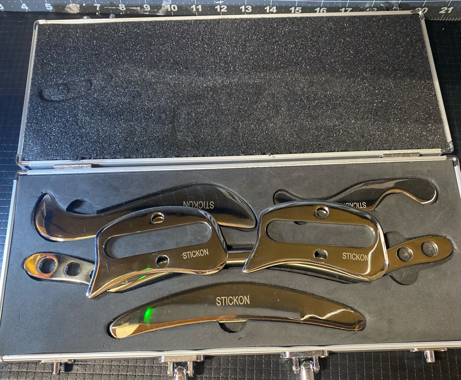 STICKON Stainless Steel Gua Sha Massage Tool Set 6 piece set